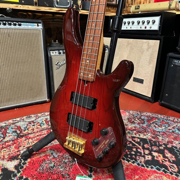 1998 Yamaha TRB-4II Transparent Red w/ EMG Pickups *USED*