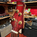 1998 Yamaha TRB-4II Transparent Red w/ EMG Pickups *USED*