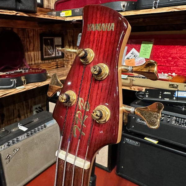 1998 Yamaha TRB-4II Transparent Red w/ EMG Pickups *USED*