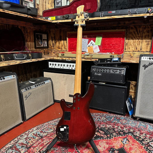 1998 Yamaha TRB-4II Transparent Red w/ EMG Pickups *USED*