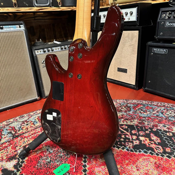 1998 Yamaha TRB-4II Transparent Red w/ EMG Pickups *USED*