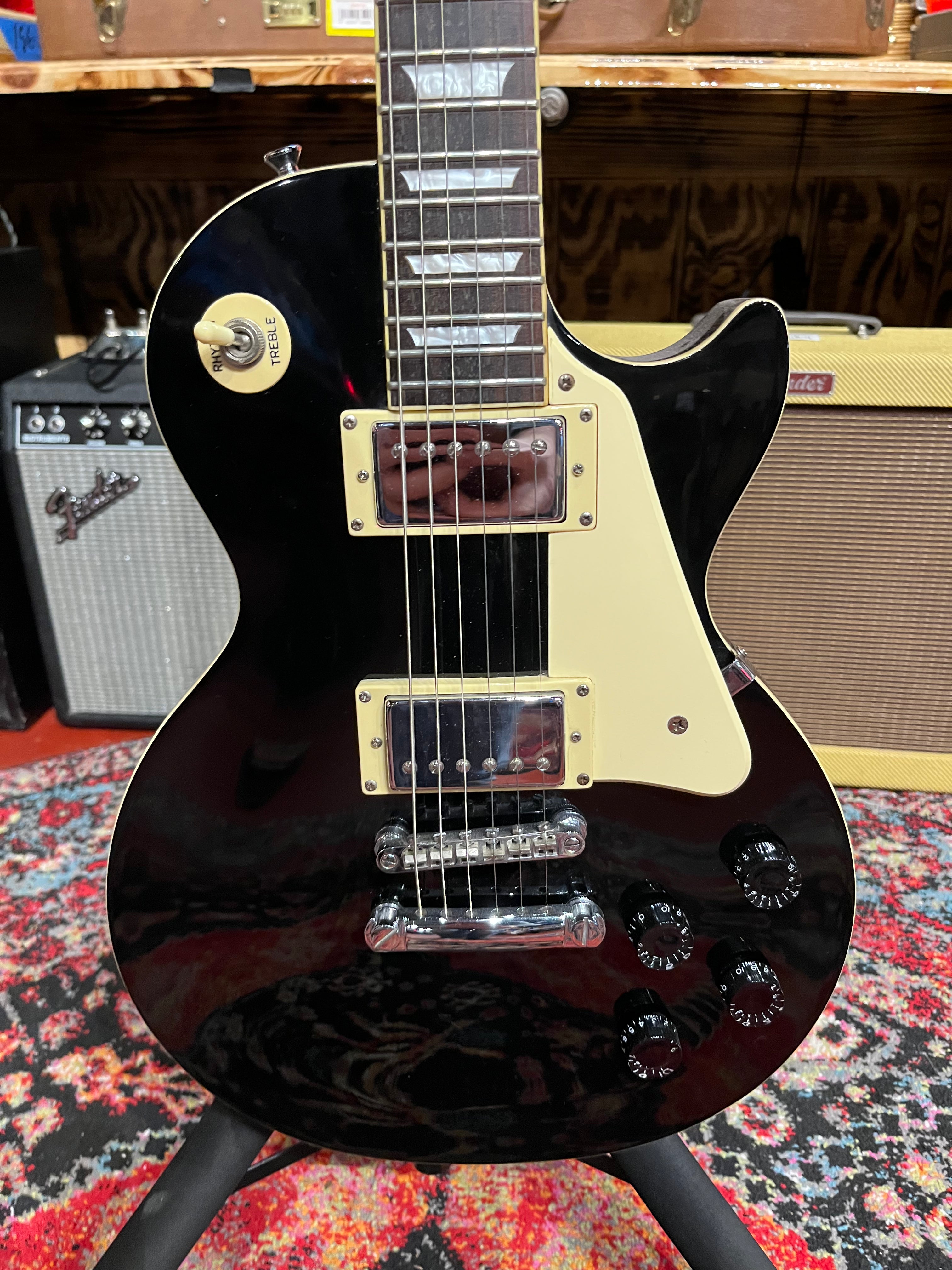 2005 Epiphone Les Paul Standard Black - #22051524599 | Big House 2005 Epiphone Les Paul Standard Black - #22051524599 | Big House