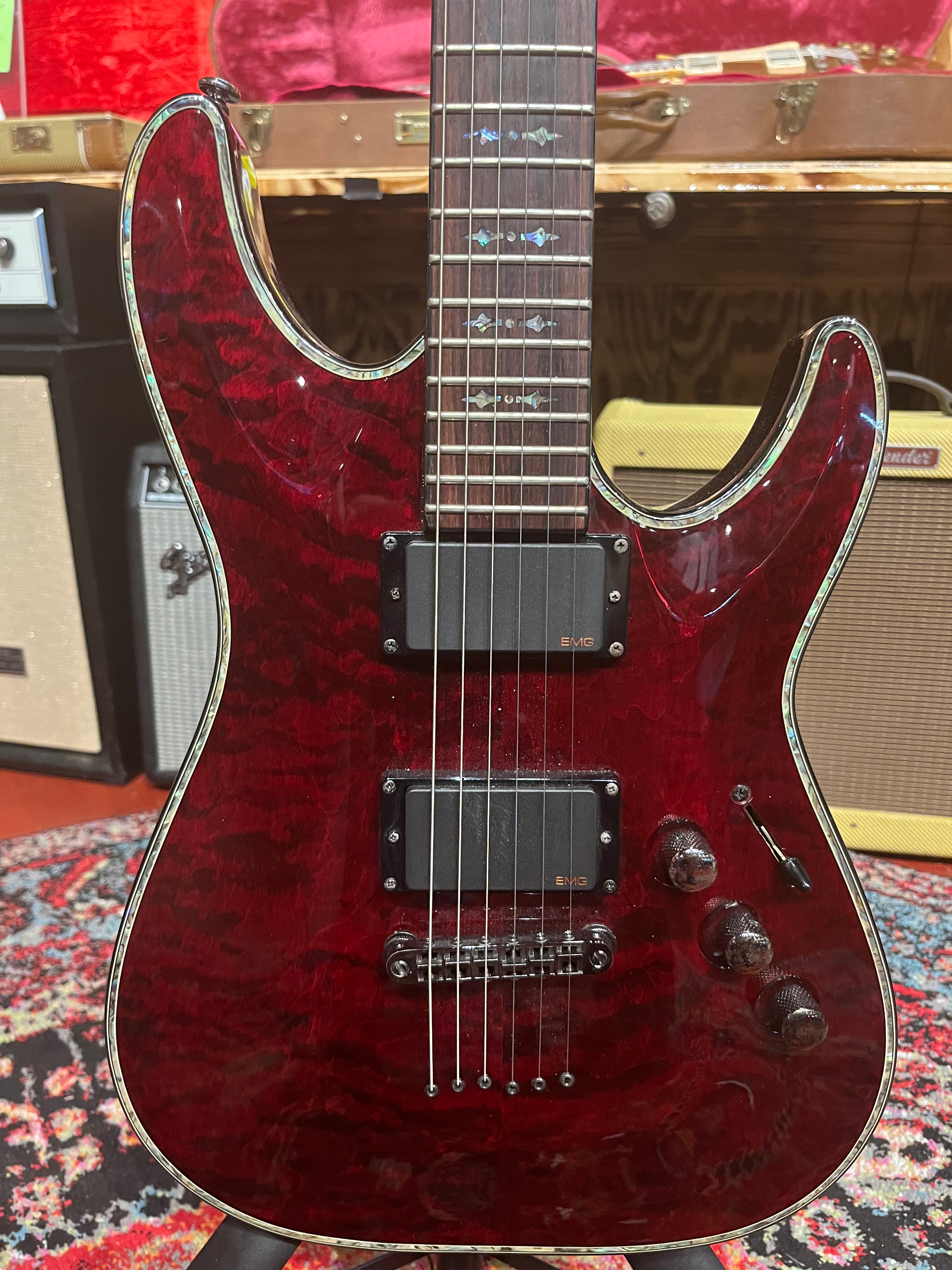 2008 Schecter Hellraiser C-1 - Black Cherry - #0800952 | Big House