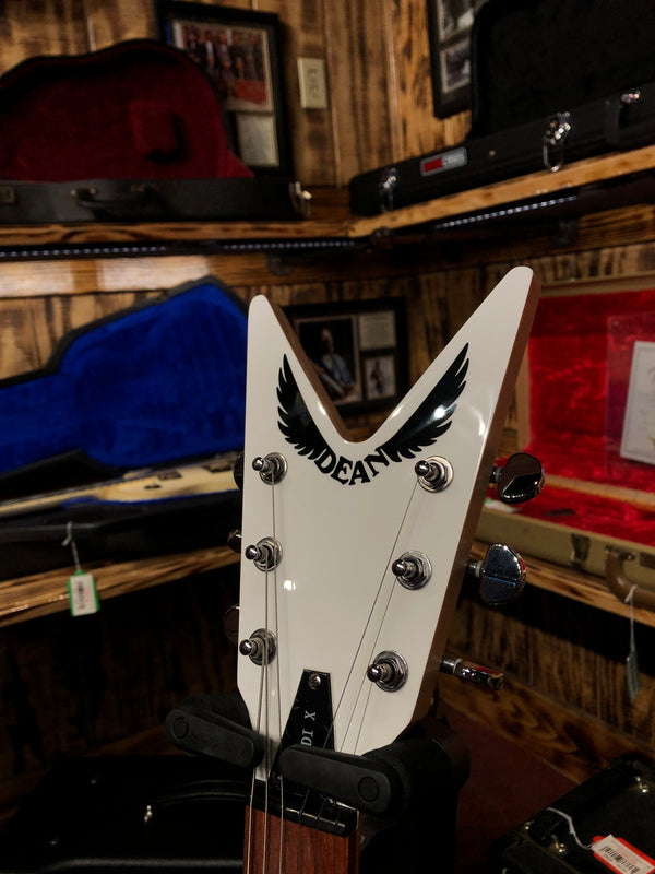 Dean Cadi-X White Jesse James Bourbon Graphic W/ Gig Bag