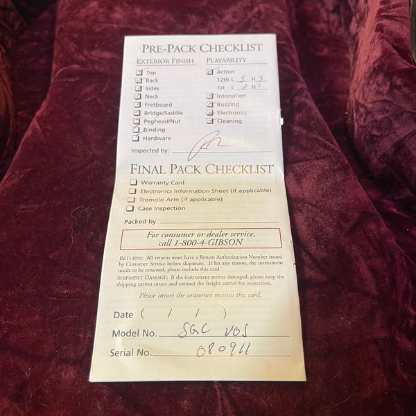 Gibson '61 Les Paul Custom Reissue