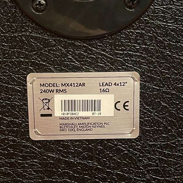 Marshall MX412A 4x12