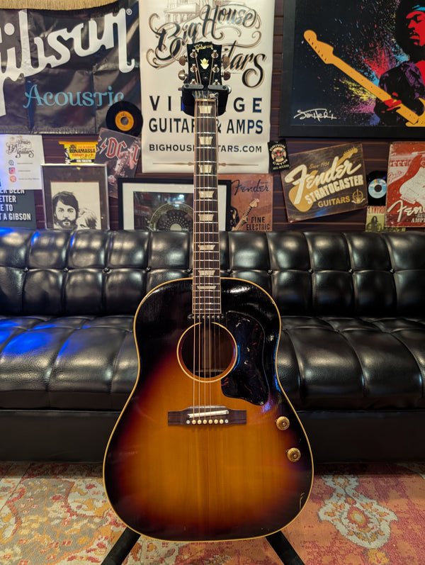 1959 Gibson J-160E - Includes hardcase - G-0878