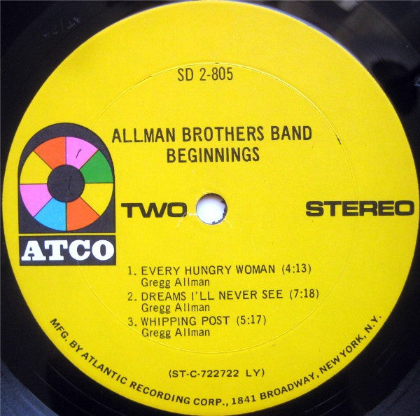 LP-Beginings-Allman Brothers Band