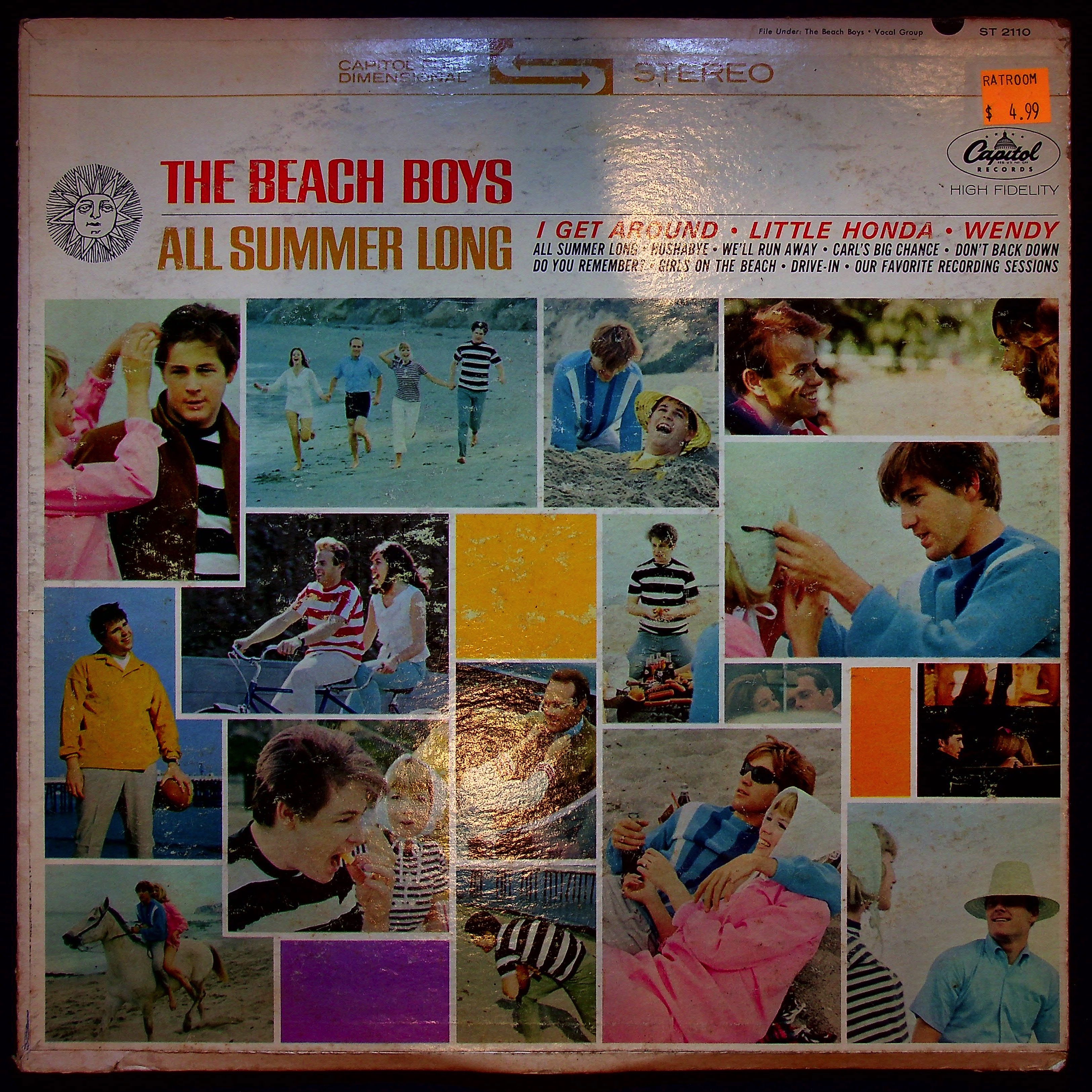 Used Vinyl-The Beach Boys-All Summer Long-LP | Big House Guitars