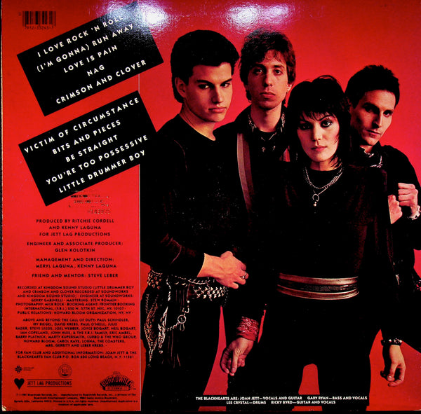 LP-I Love Rock'N Roll-Joan Jett & The Blackhearts-Original Pressing