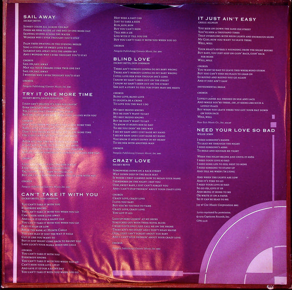 LP-Allman Brothers Band-Enlightened Rogues