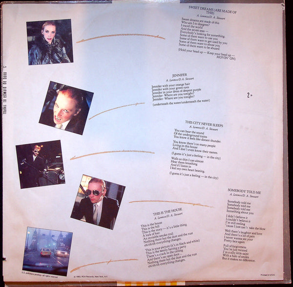 12"-Eurythmics–Sweet Dreams Are Made Of This
