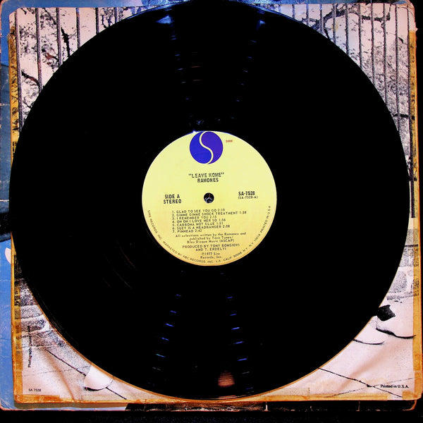 **AUTOGRAPHED** The Ramones-LP-The Ramones-Leave Home