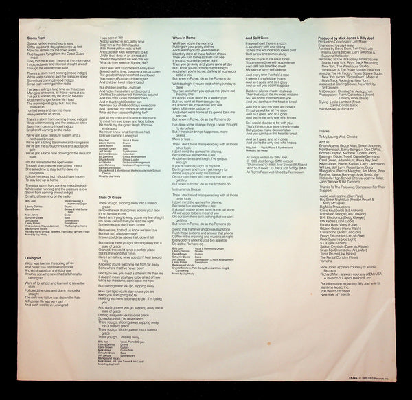 LP-Billy Joel-Storm Front