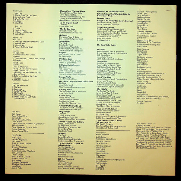 LP-The Band-The Last Waltz