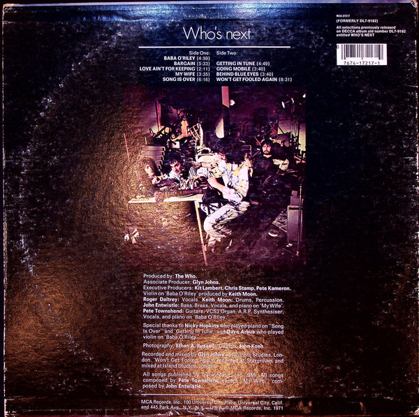 LP-The Who-Who's Next