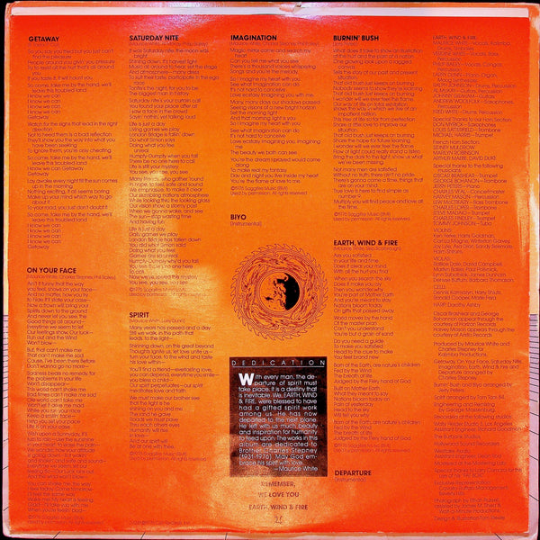 LP-Earth, Wind And Fire-Spirit