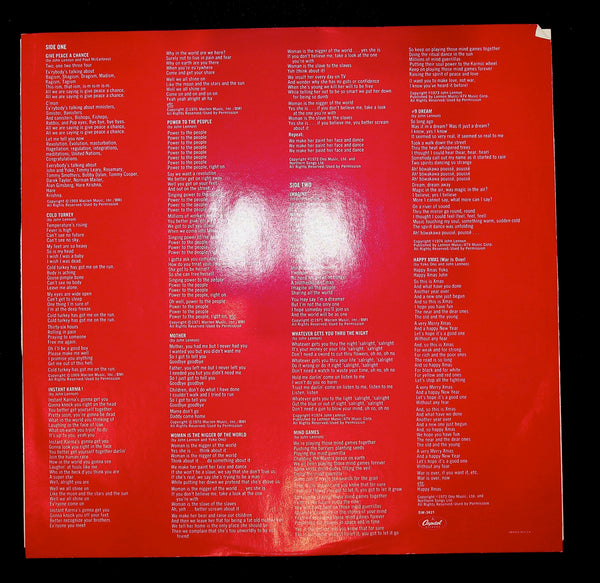 LP-John Lennon and the Plastic Ono Band-Shaved Fish