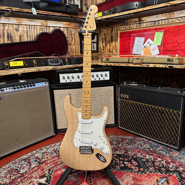 American Performer Raw Ash Stratocaster - Includes Gig Bag
