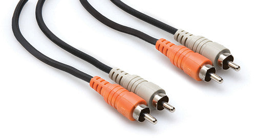 Hosa Stereo Interconnect Dual RCA to Same 6.6 ft NEW