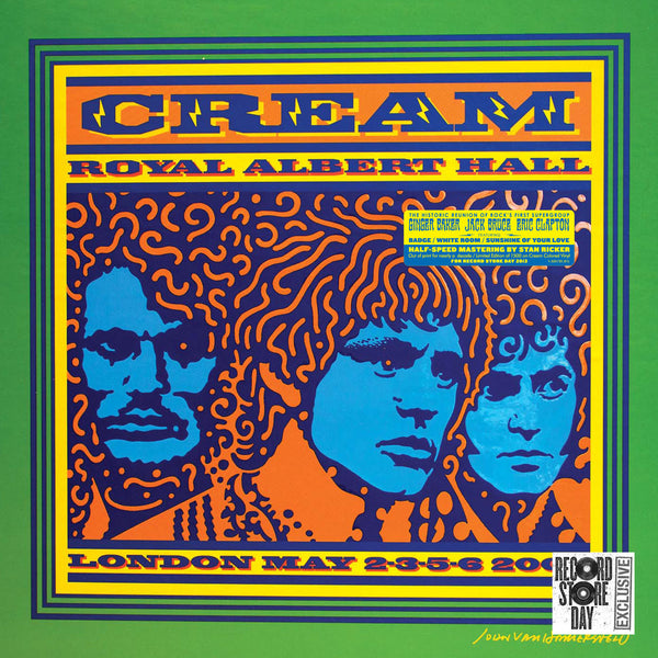 Cream - Royal Albert Hall London May 2-3-4-6 2005 3LP Box Set (Cream Vinyl) - 180g Audiophile (RSD) *Sealed* NEW