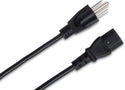 Hosa PWC-143 IEC C13 to NEMA 5-15P Power Cord, 3 Feet