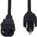 Hosa PWC-143 IEC C13 to NEMA 5-15P Power Cord, 3 Feet