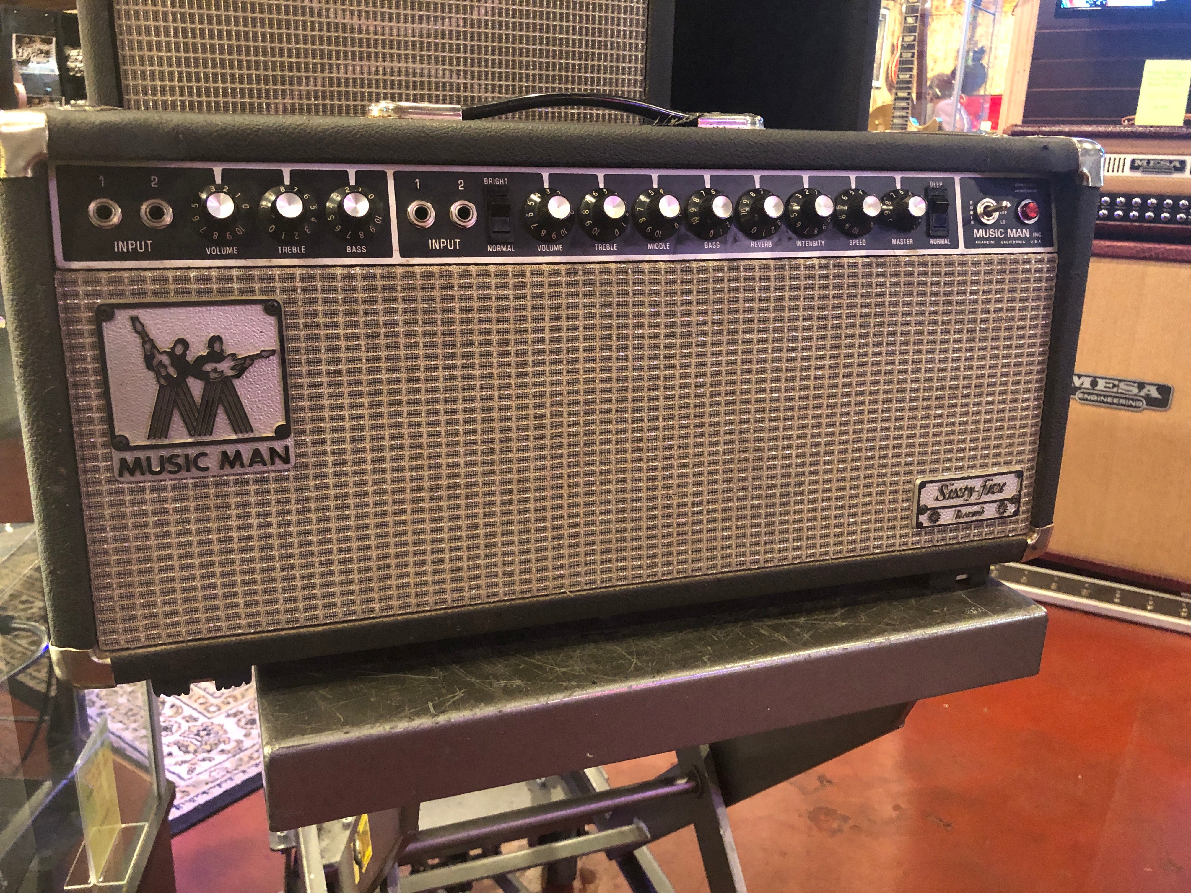 Music Man Sixty Five Reverb Head and 212RH One Thirty Cabinet