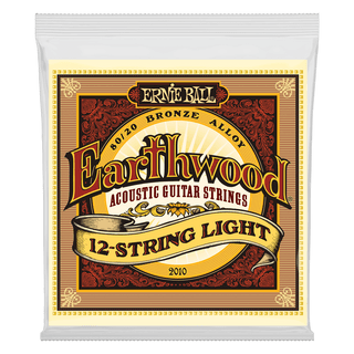 Ernie Ball -  EARTHWOOD LIGHT 12-STRING 80/20 BRONZE ACOUSTIC GUITAR STRINGS - 9-46 GAUGE (P02010)