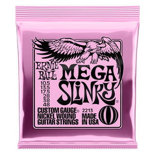 Ernie Ball - 2213 Mega Slinky Nickel Wound Electric Guitar Strings - .0105-.048