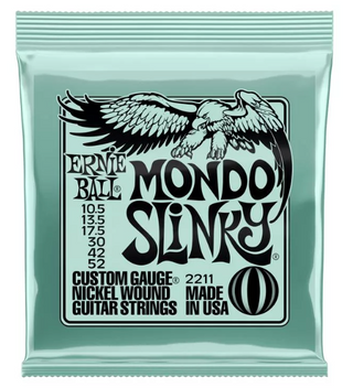 Ernie Ball - 2211 Mondo Slinky Nickel Wound Electric Guitar Strings - .0105-.052