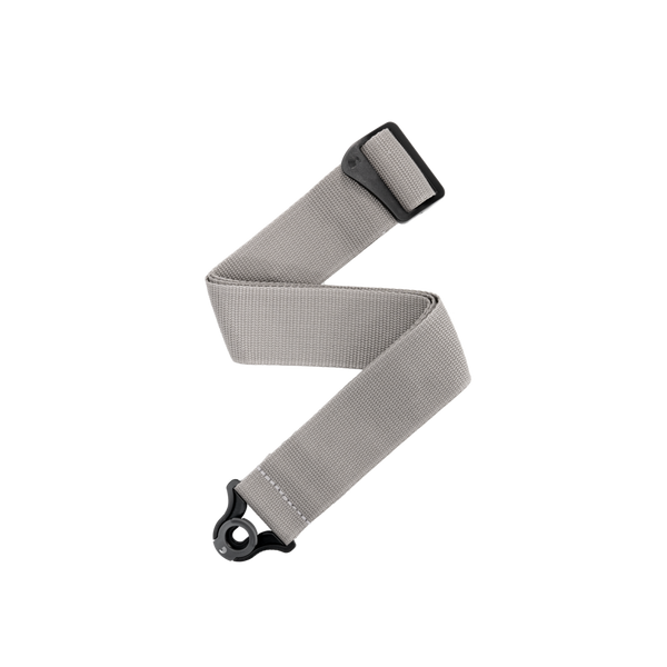 D'addario - AUTO LOCK GUITAR STRAP Silver PWSAL405
