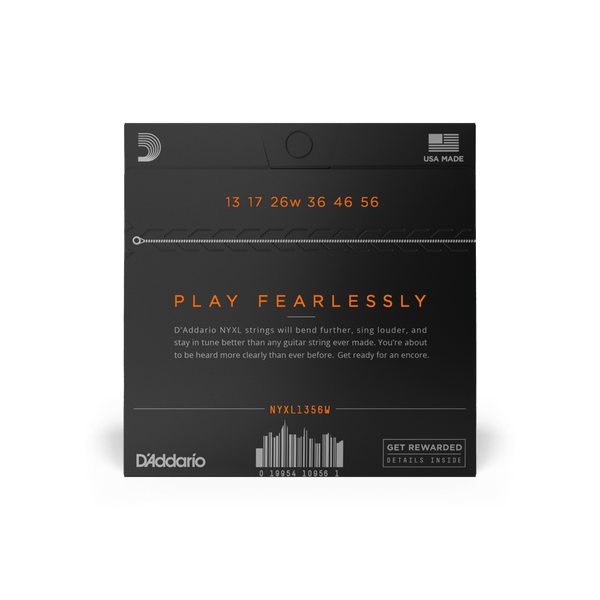 D'addario - NYXL 13-56 Medium Wound 3rd Electric Guitar Strings