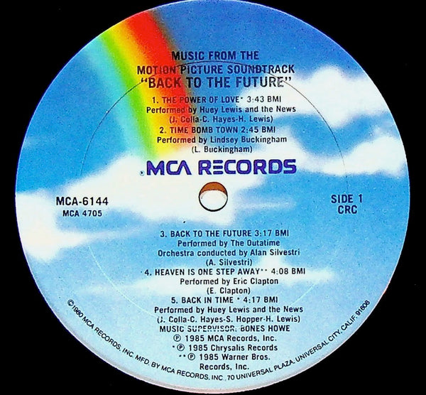 LP-Various Artists-Back To The Future (Music From The Motion Picture Soundtrack)-Original Vinyl-1985