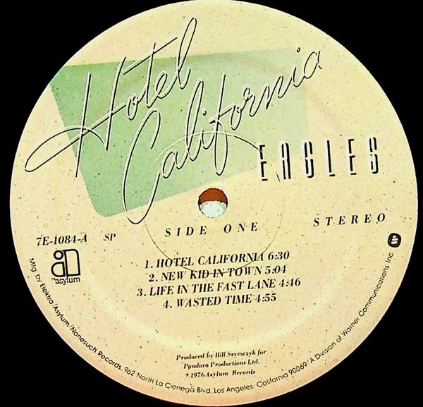 LP-Eagles-Hotel California-Original Pressing-1976