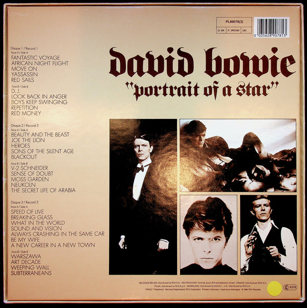 David Bowie – Portrait Of A Star 3LP Box Set *USED*