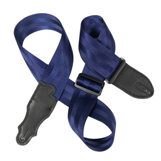 Franklin 2" Aviator Seat Belt Blue Guitar Strap