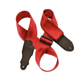 Franklin 2" Aviator Seat Belt Red Guitar Strap