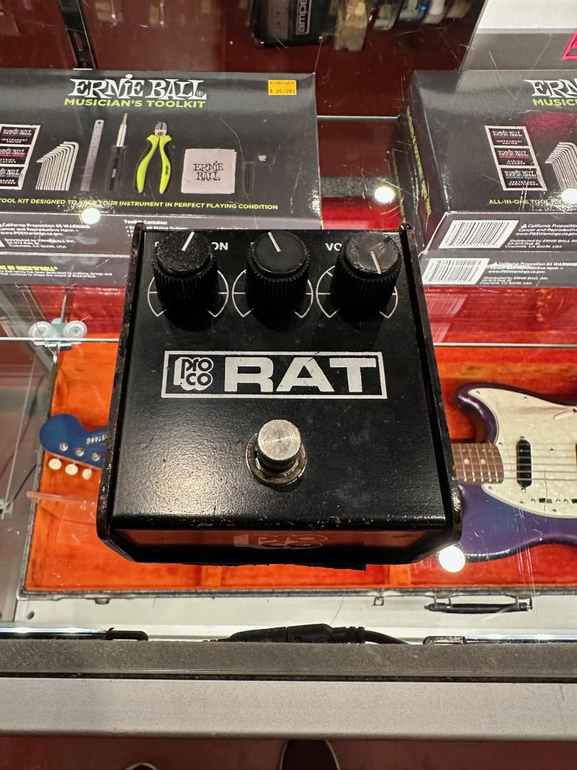Proco RAT 86年 LM308 1986 Proco Rat Flat Box Vintage Distortion Effect Pedal