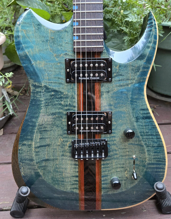 Severin ST1 Electric Guitar – Blue Flame Maple GB 942 Consignment