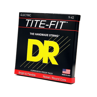 DR Strings - TITE-FIT™ - Nickel Plated Electric Guitar Strings: Light 9-42 LT-9