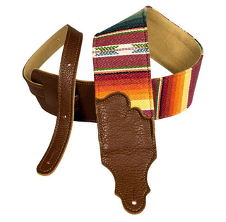 Franklin 3" Saddle Blanket Caramel Guitar Strap