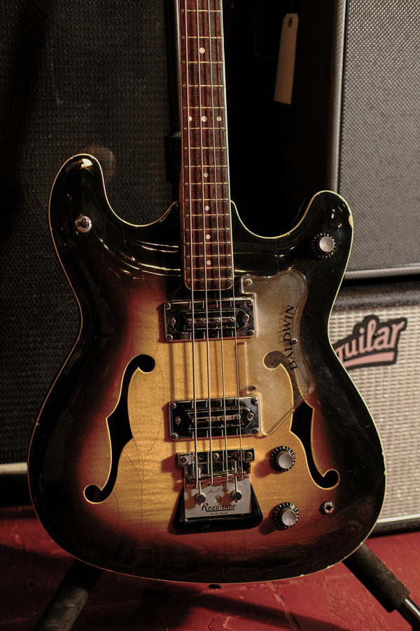 Baldwin/Burns Vibraslim Resotube Bass - Includes hardcase - #17547 - G-0887