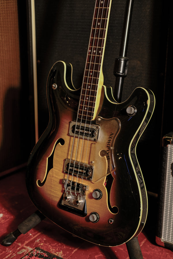 Baldwin/Burns Vibraslim Resotube Bass - Includes hardcase - #17547 - G-0887