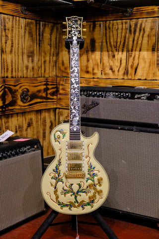 1989 Les Paul Glitter Girls - One Off Art Guitar
