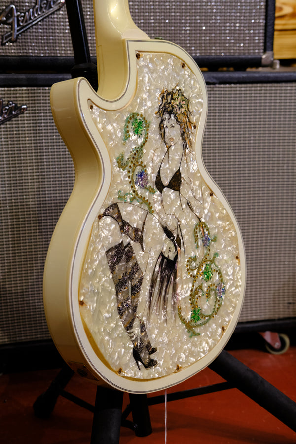 1989 Les Paul Glitter Girls - One Off Art Guitar