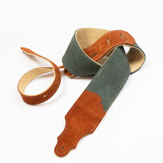 Franklin 2.5" Sedona Suede Gray Guitar Strap