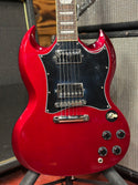 2021 Epiphone SG Traditional Pro Sparkling Burgundy sn# 21081526918w/OHSC case#795