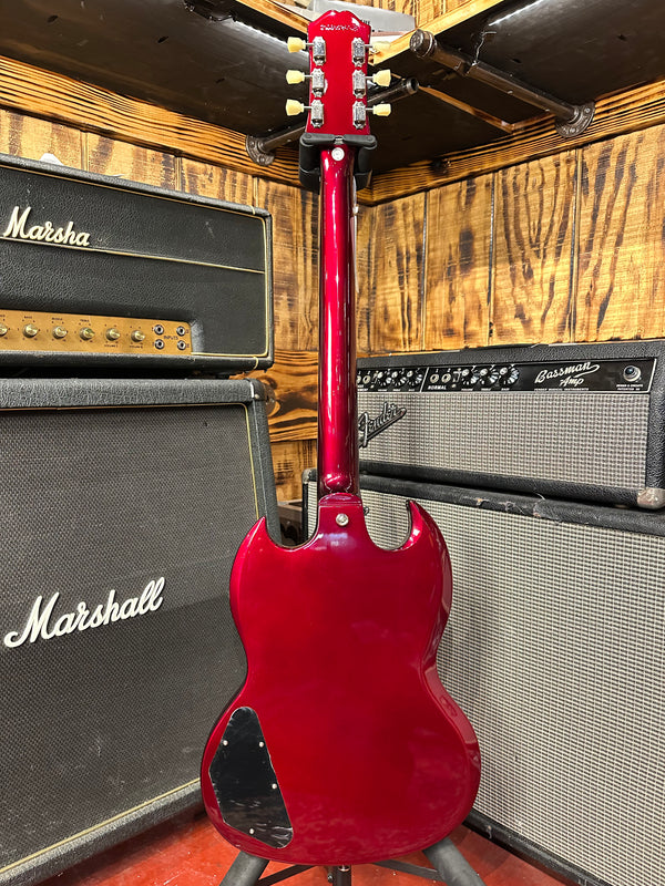 2021 Epiphone SG Traditional Pro Sparkling Burgundy sn# 21081526918w/OHSC case#795