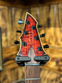 Severin Rogue Electric Guitar – Red Black Flame Maple Consignment GB 840